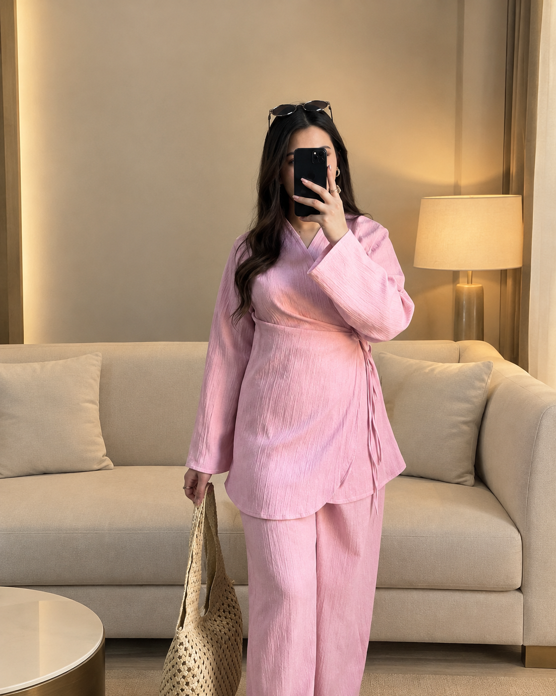 Women’s Modest Pleated Co ord set