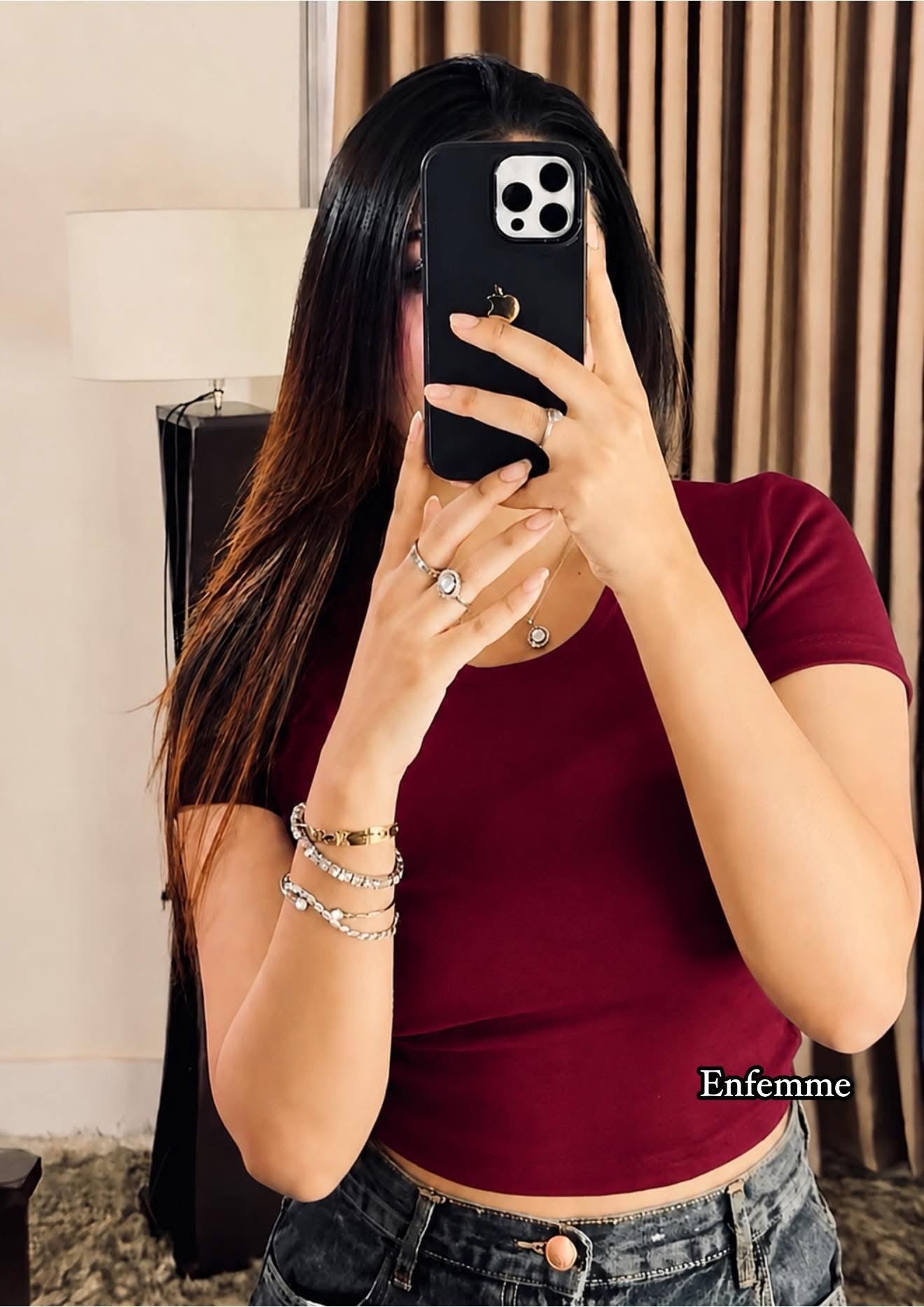Round Neck crop Top