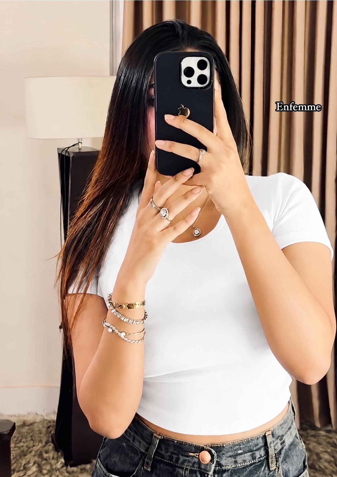 Round Neck Crop Top