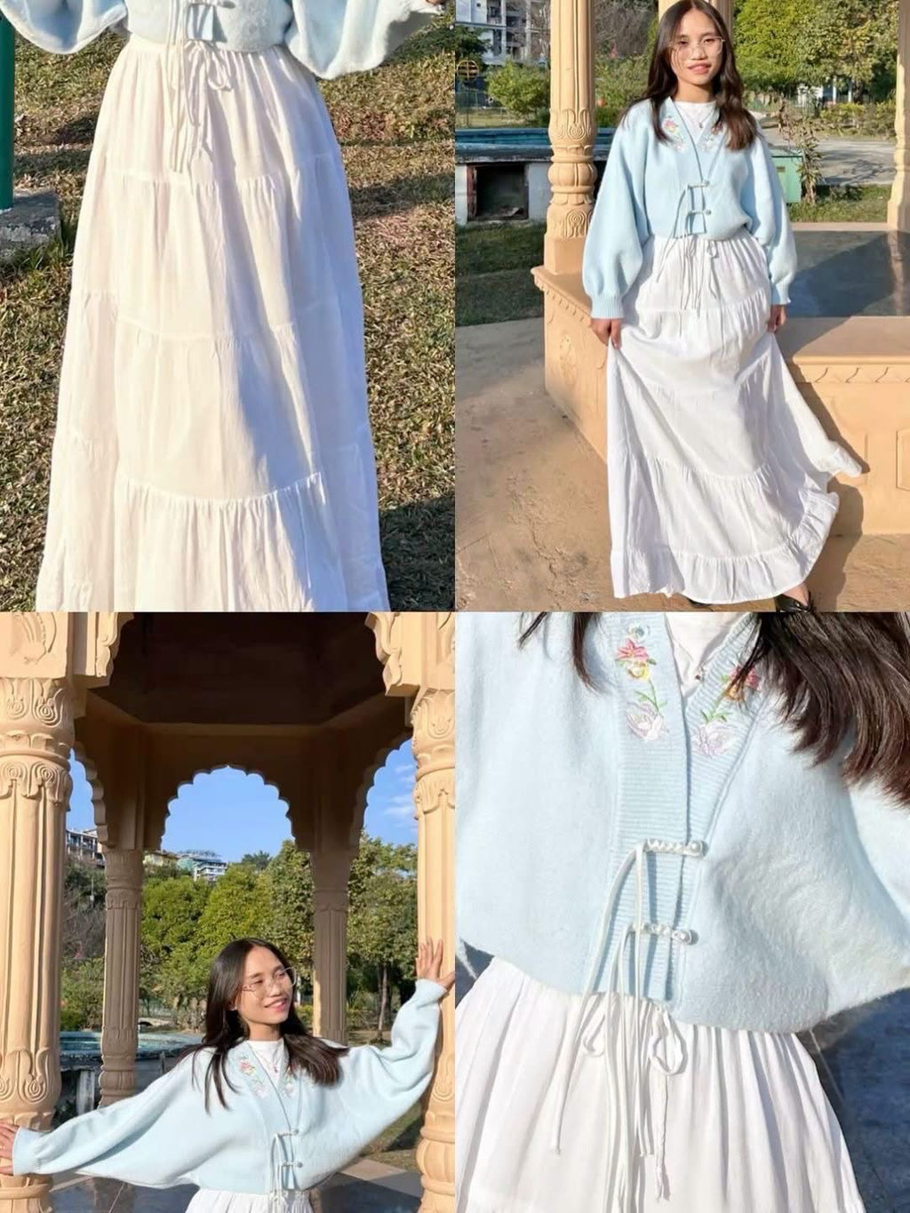 Waffle Soft Cotton Skirt