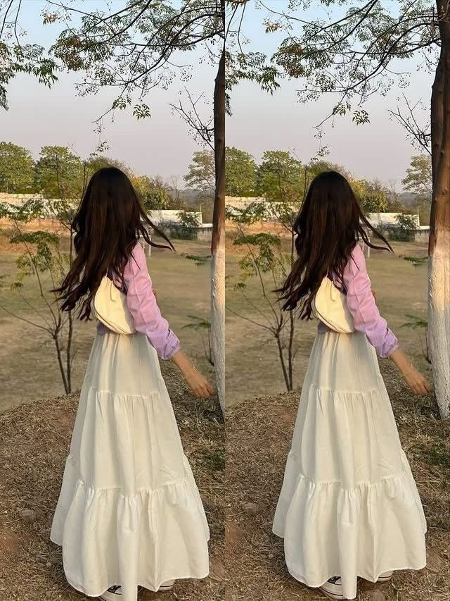 Waffle Soft Cotton Skirt