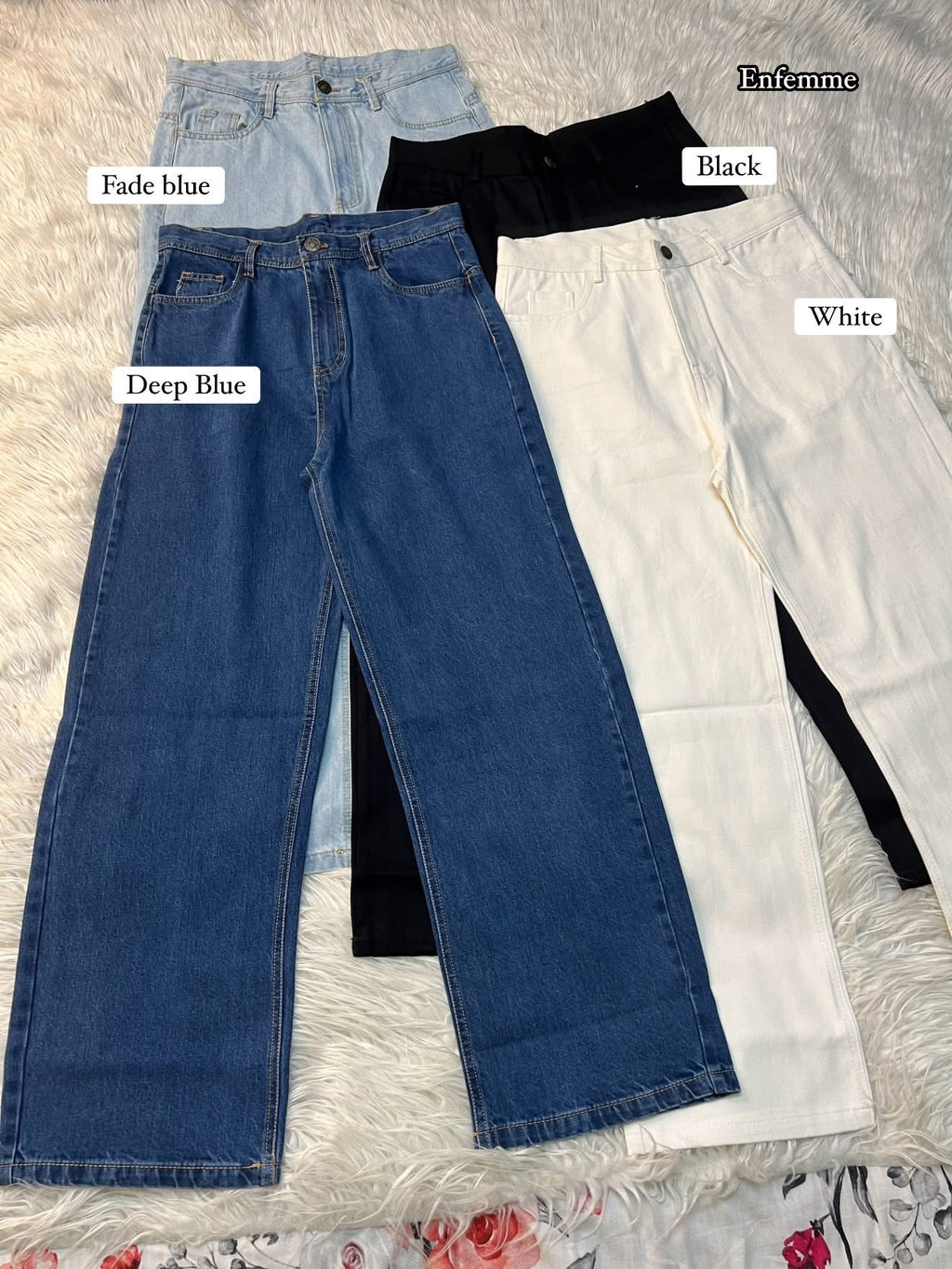 Women's High waisted Baggy Jeans