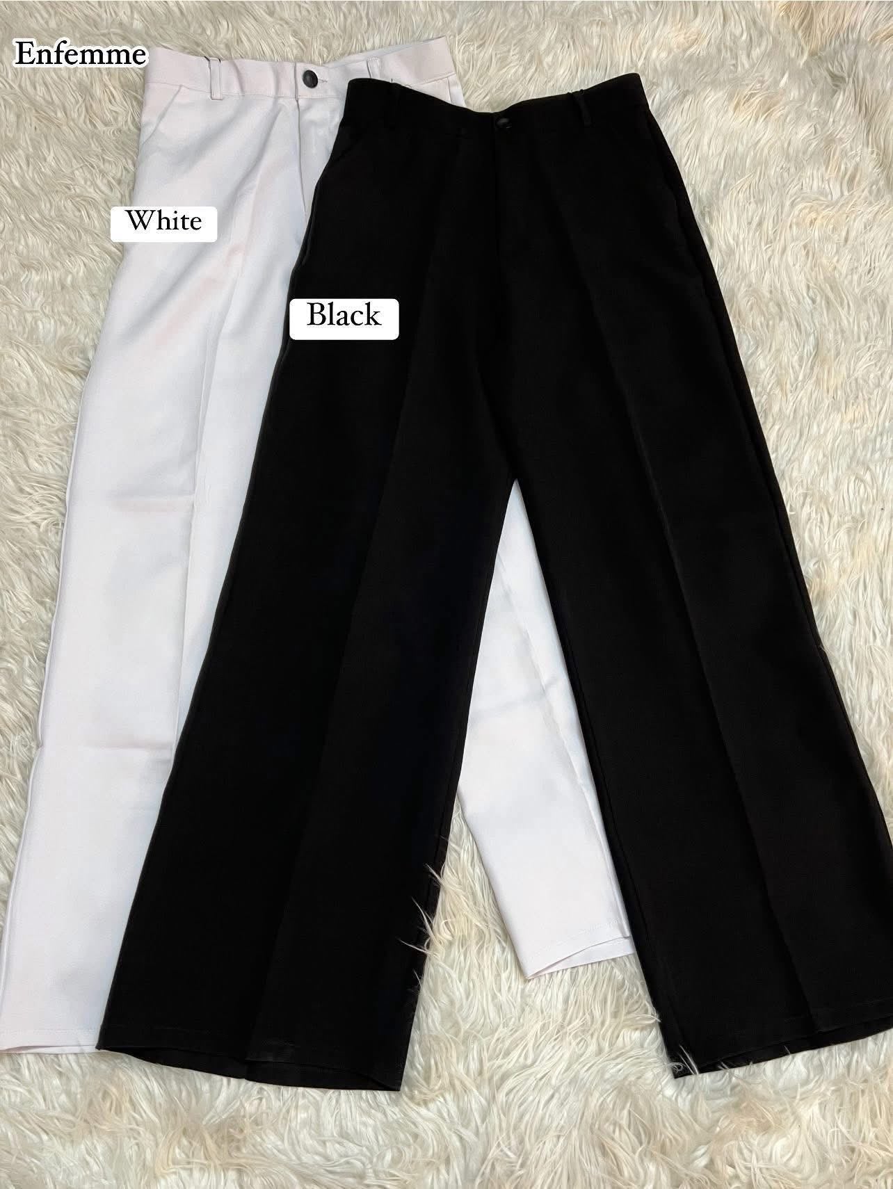 High waisted ladies Wide leg formal pant