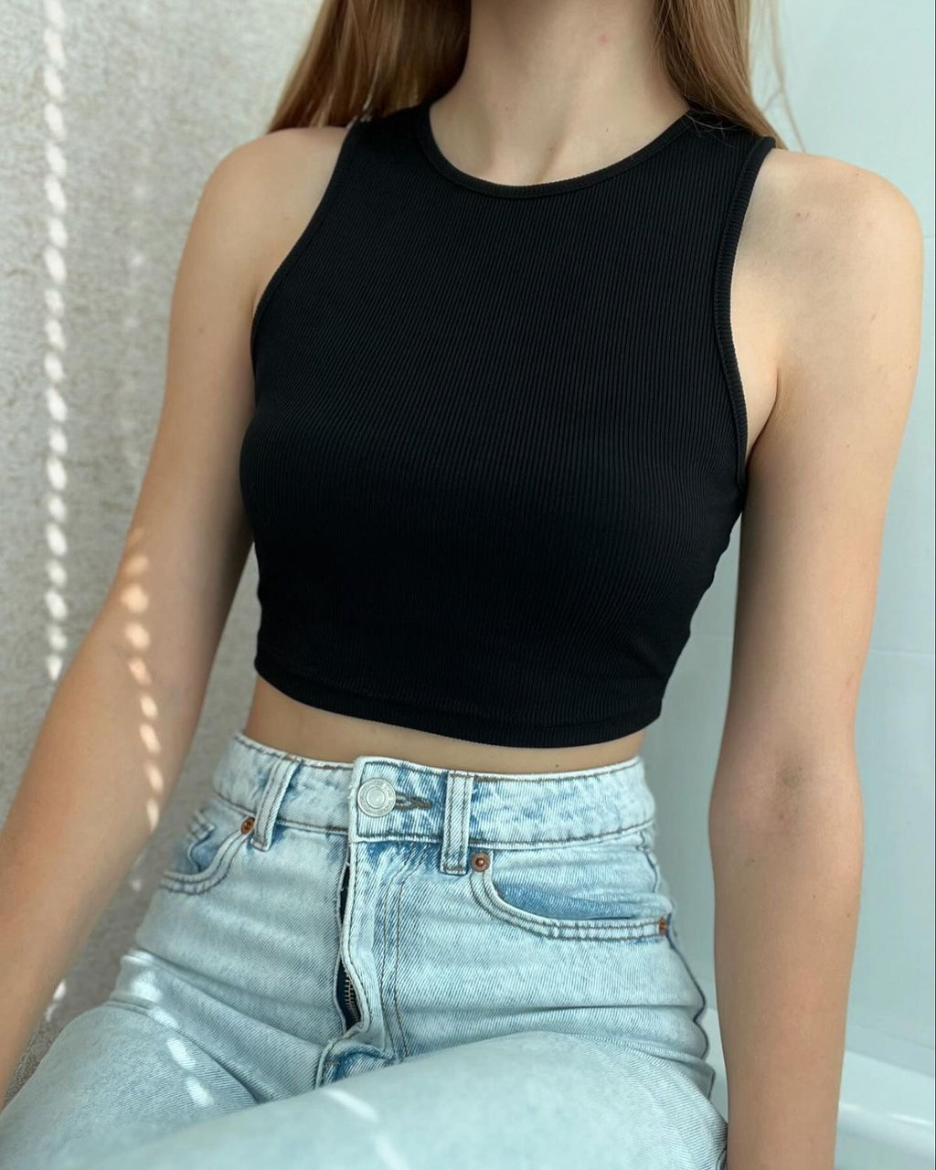 Ladies Crew Neck Tank Tops