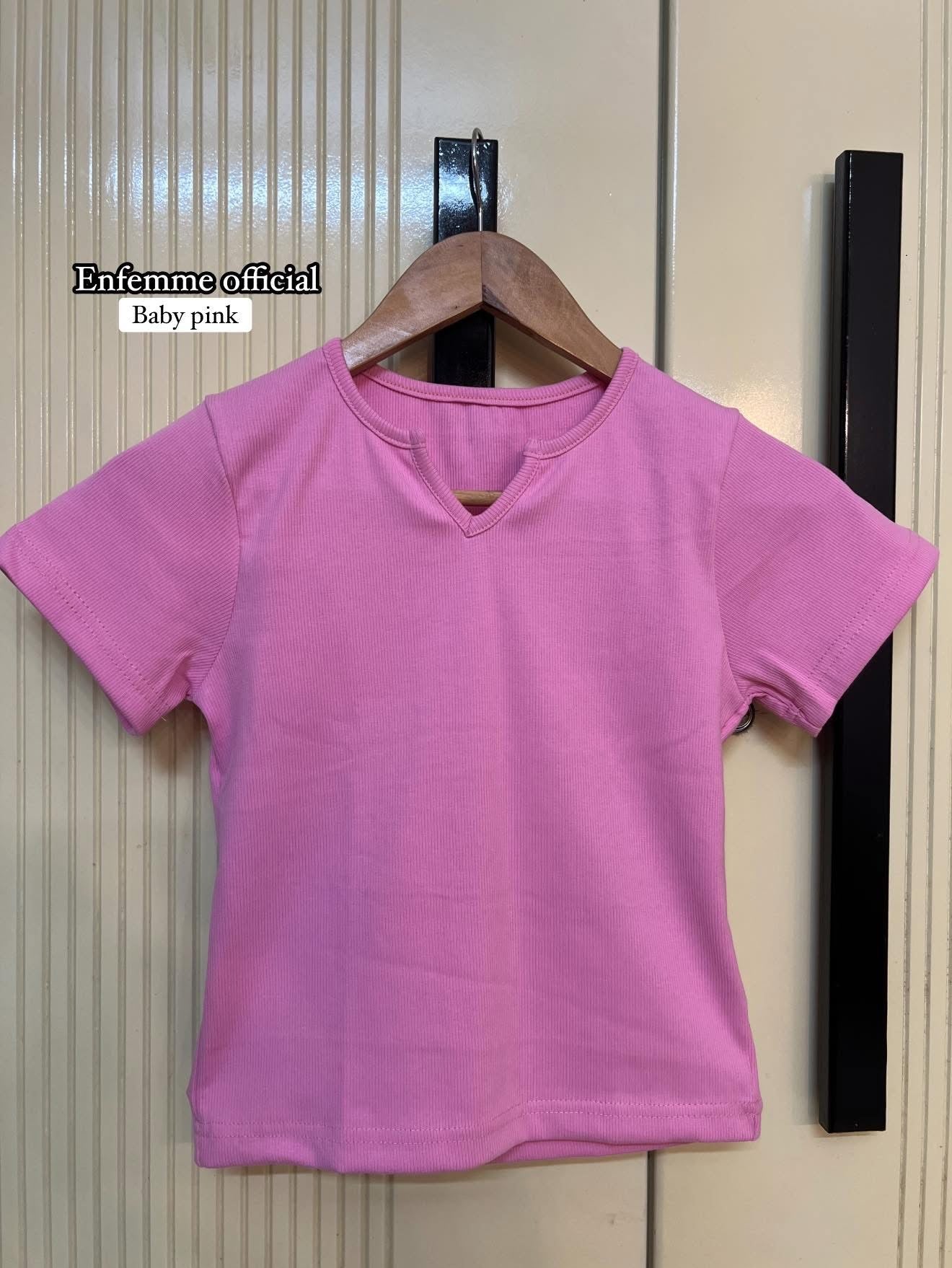 V neck crop tops
