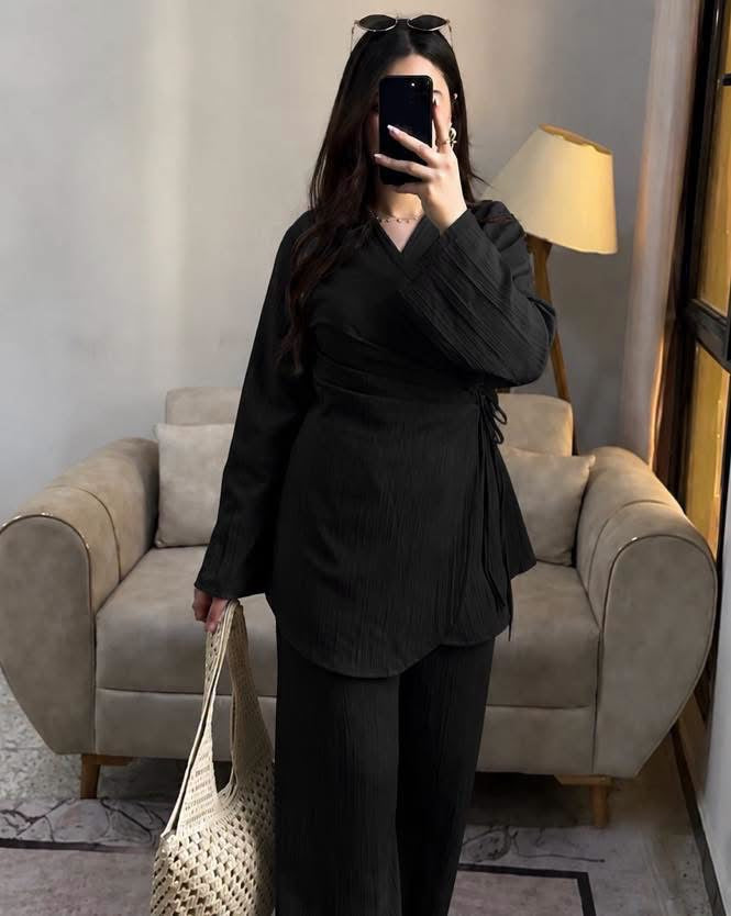 Premium Pleated Modest Co-Ord Set