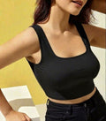 Ladies Premium Square Neck Tank Tops