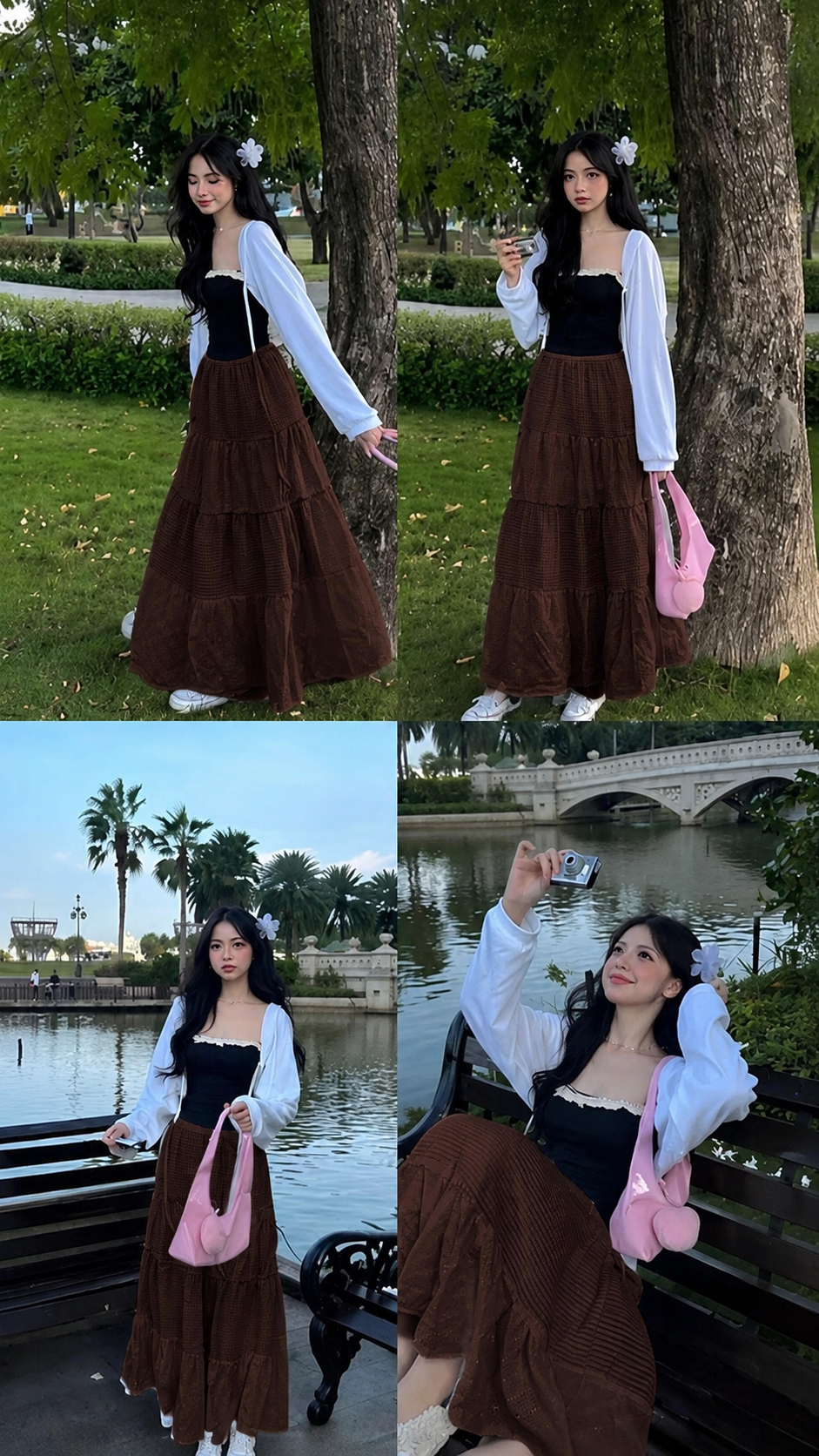 Waffle Soft Cotton Skirt