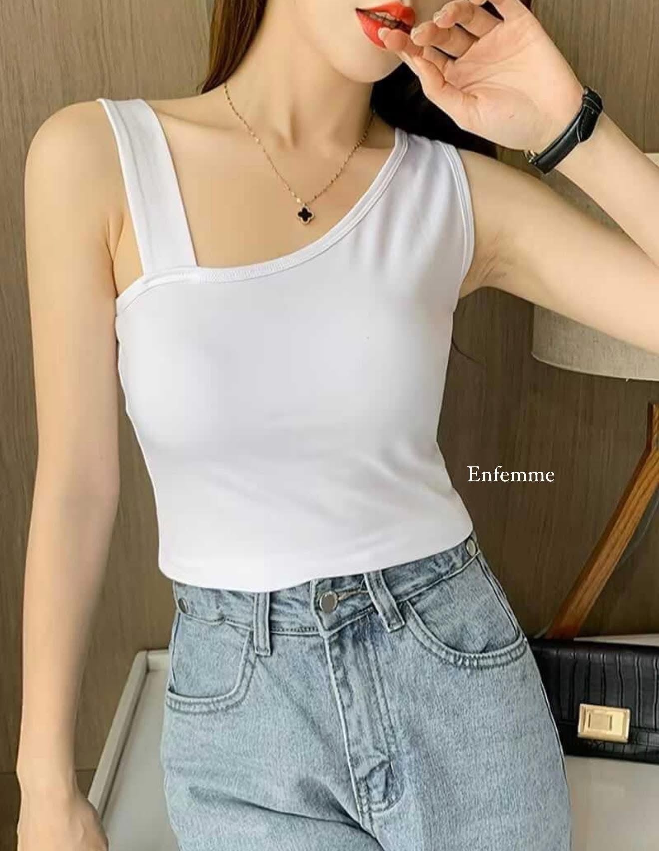 Premium one shoulder Ladies Tops