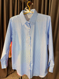 Women's Double Stripe Silk Shirt