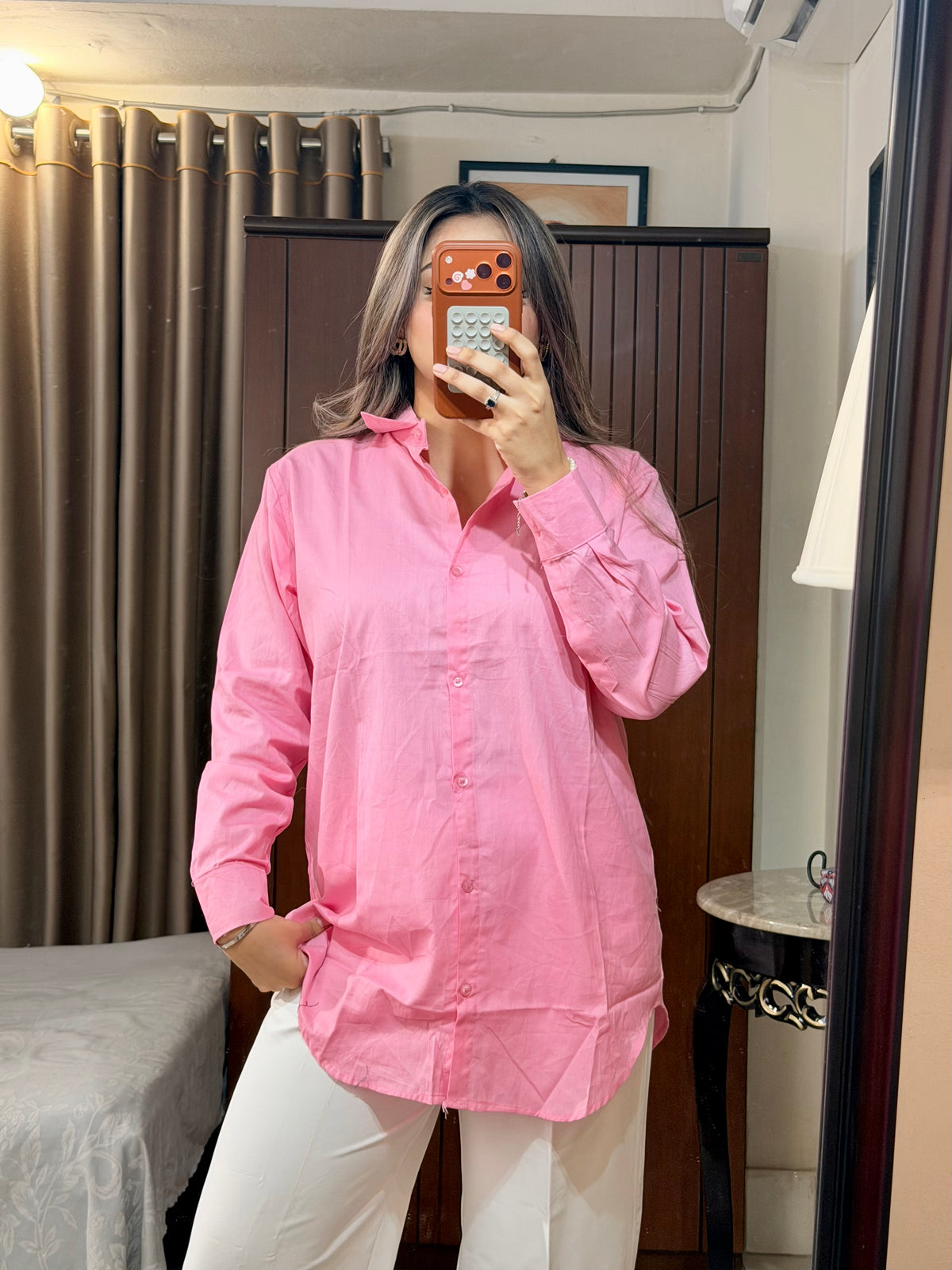 Women's Premium Solid Cotton Shirt