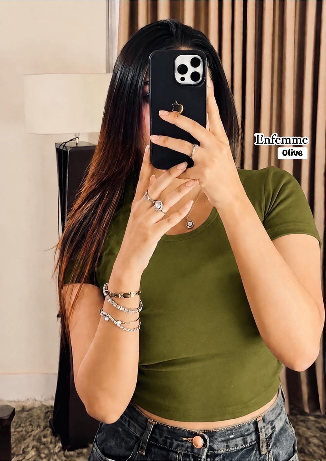 Round Neck crop Top