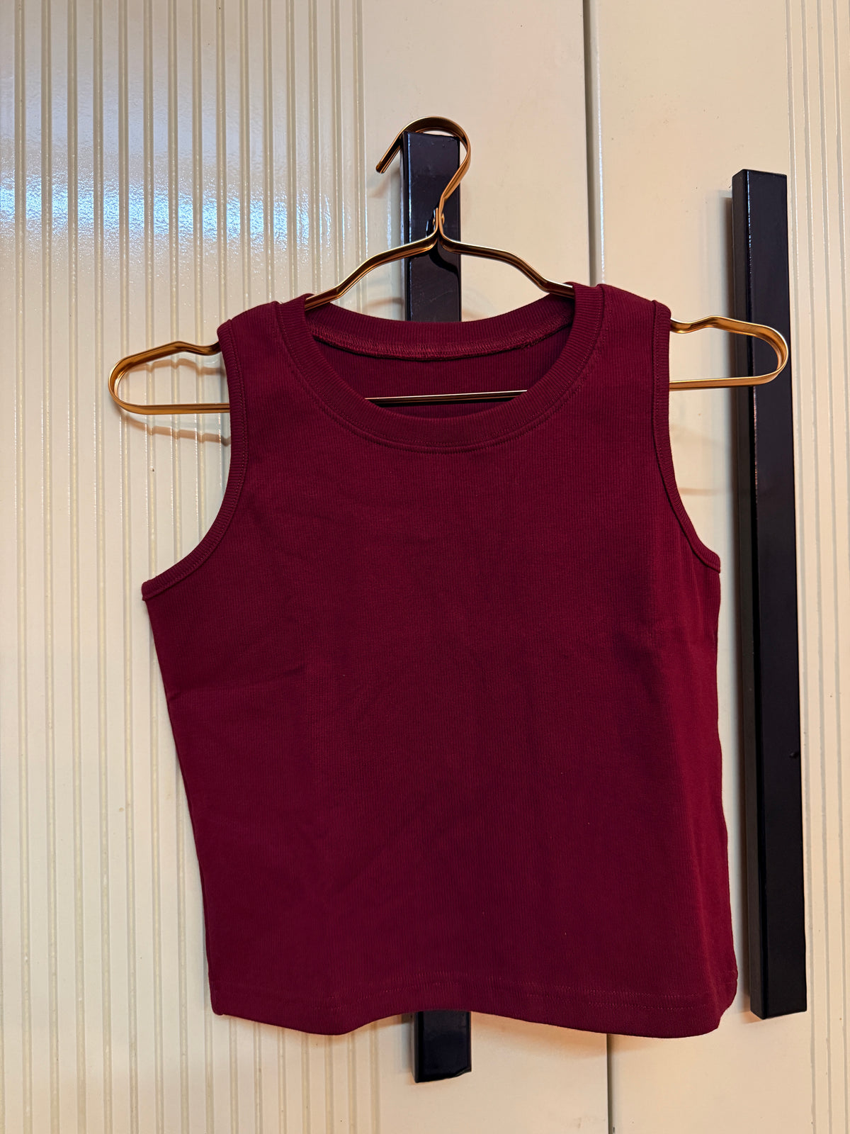 Women’s Crew Neck Rib Tank Tops