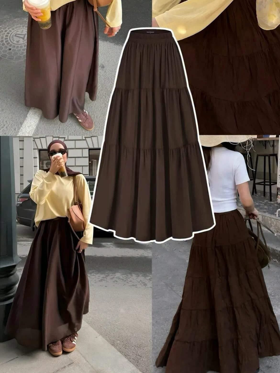 Waffle Cotton Skirt