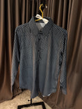 Women's Double Stripe Silk Shirt