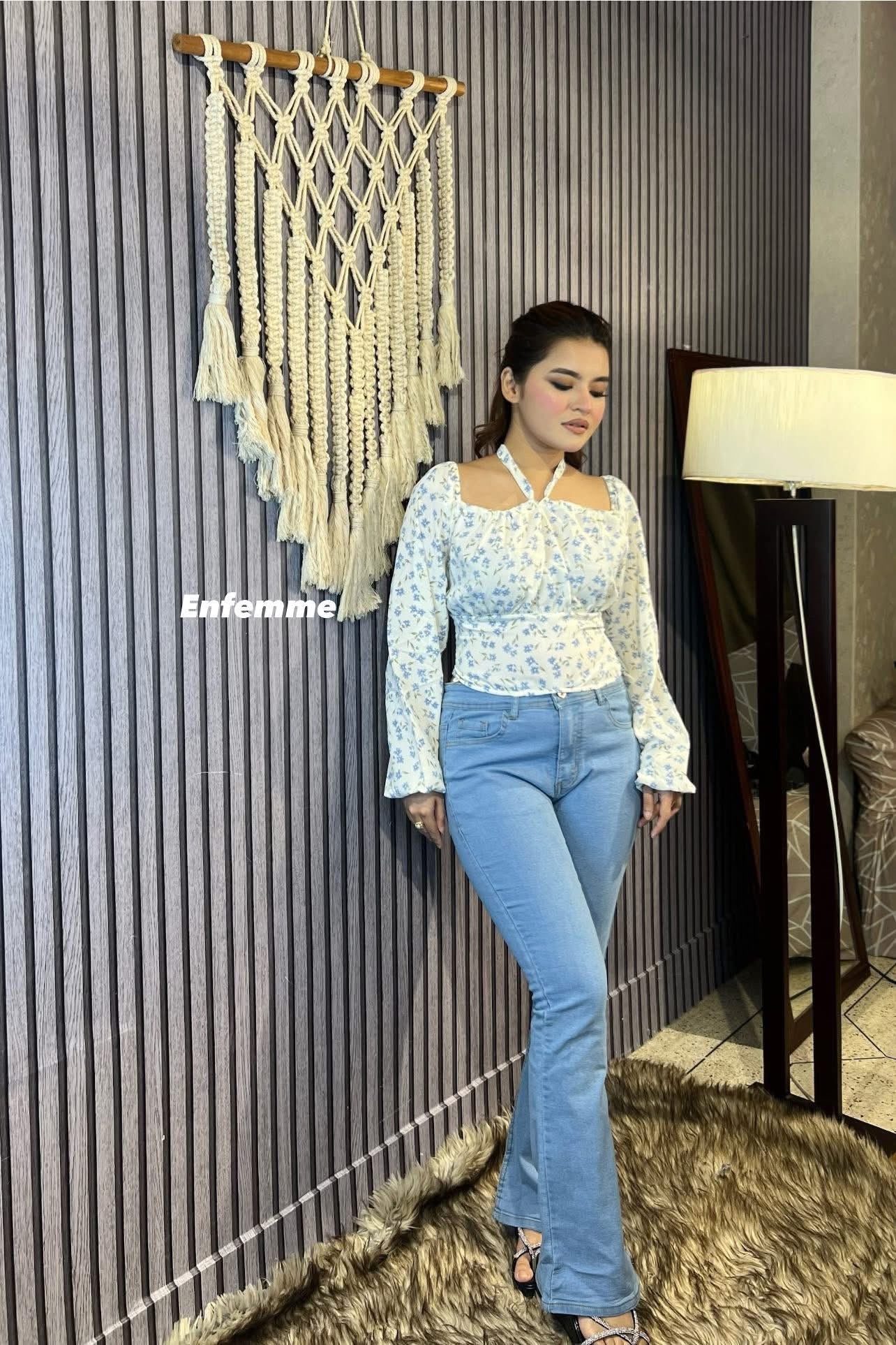 Mid waist Flare pant/Bootcut pant