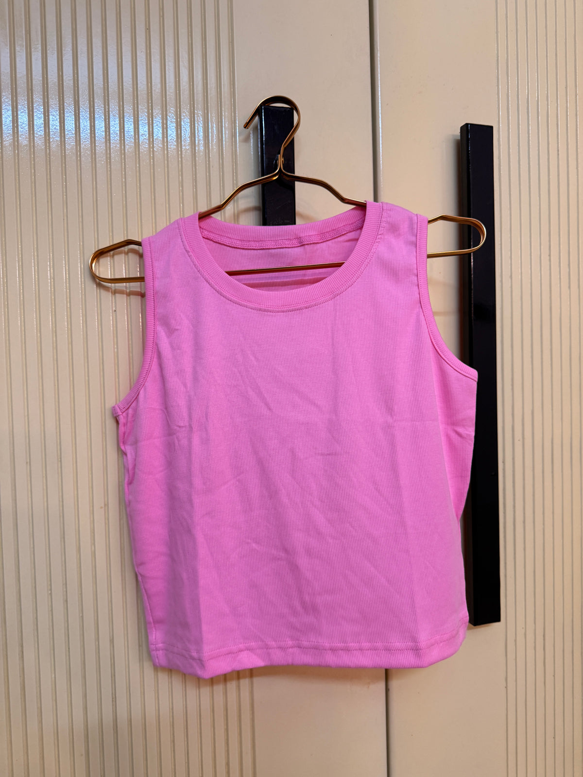 Women’s Crew Neck Rib Tank Tops