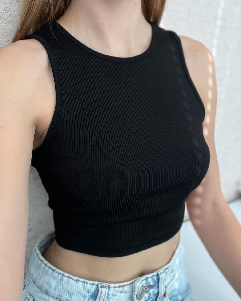 Ladies Crew Neck Tank Tops