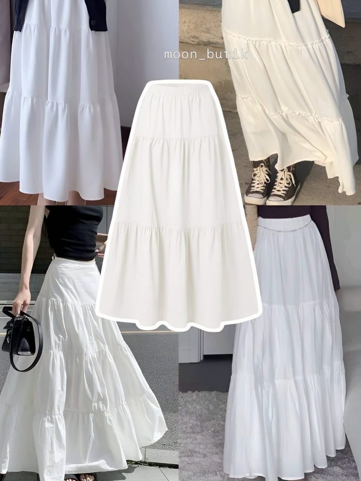 Waffle Cotton Skirt