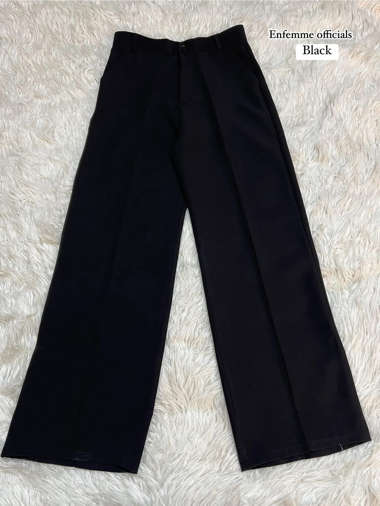 High waisted ladies Wide leg formal pant