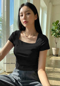 Premium Square Neck Rib Top