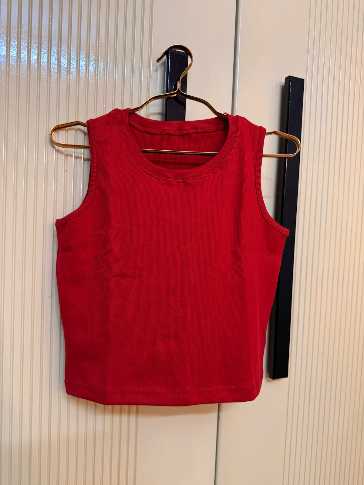 Women’s Crew Neck Rib Tank Tops