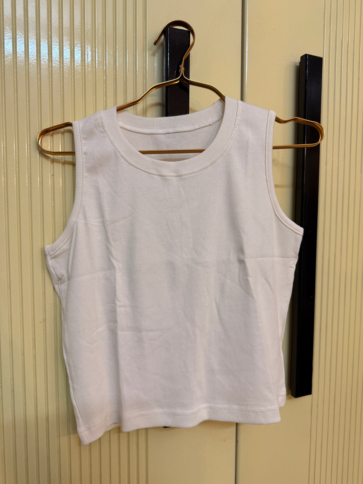 Women’s Crew Neck Rib Tank Tops