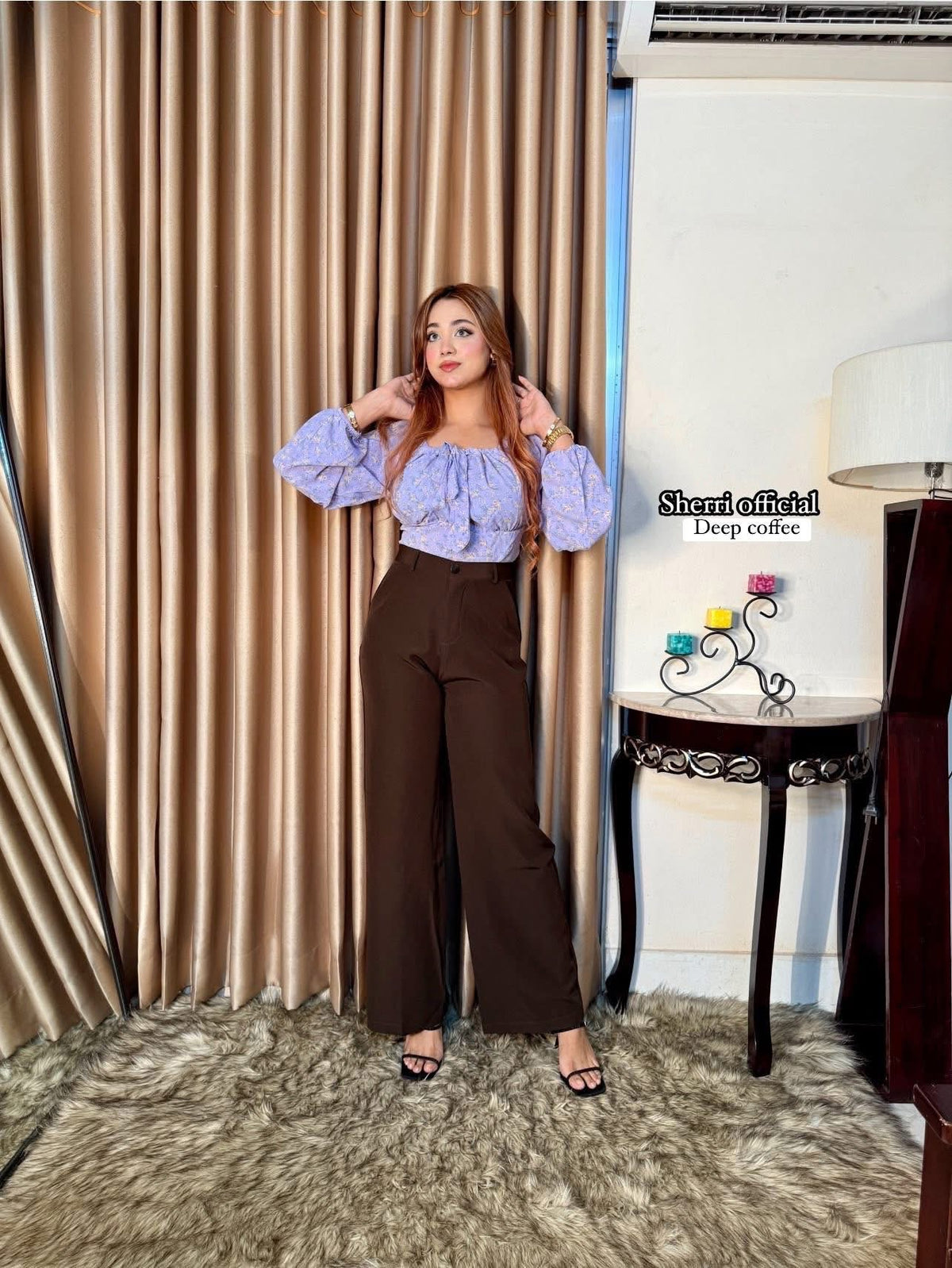 Women's High waisted Wide Leg Formal Pant