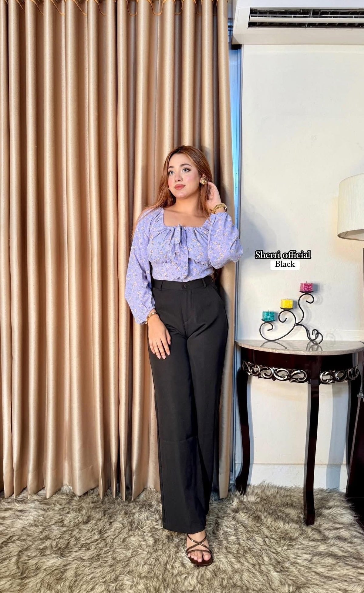 Women's High waisted Wide Leg Formal Pant