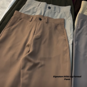 Premium Wide-Leg Formal Pants for Women | High-Waist | Imported Microfiber Fabric