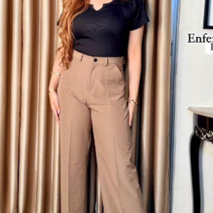 LADIES’ PREMIUM HIGH WAIST WIDE-LEG FORMAL PANTS